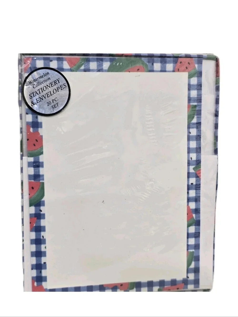 new vintage MAGIC CREATIONS Watermelon Stationery & Envelopes 20‎ pc boxed Set
